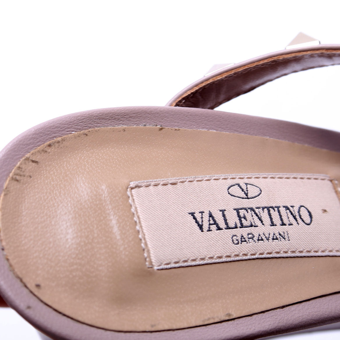Rockstud Wedges Size 36.5 Size Taupe