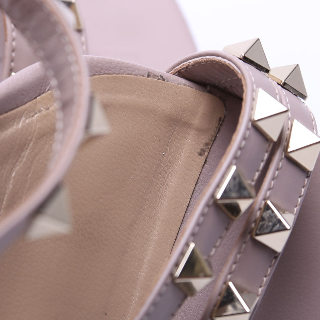 Rockstud Wedges Size 36.5 Size Taupe