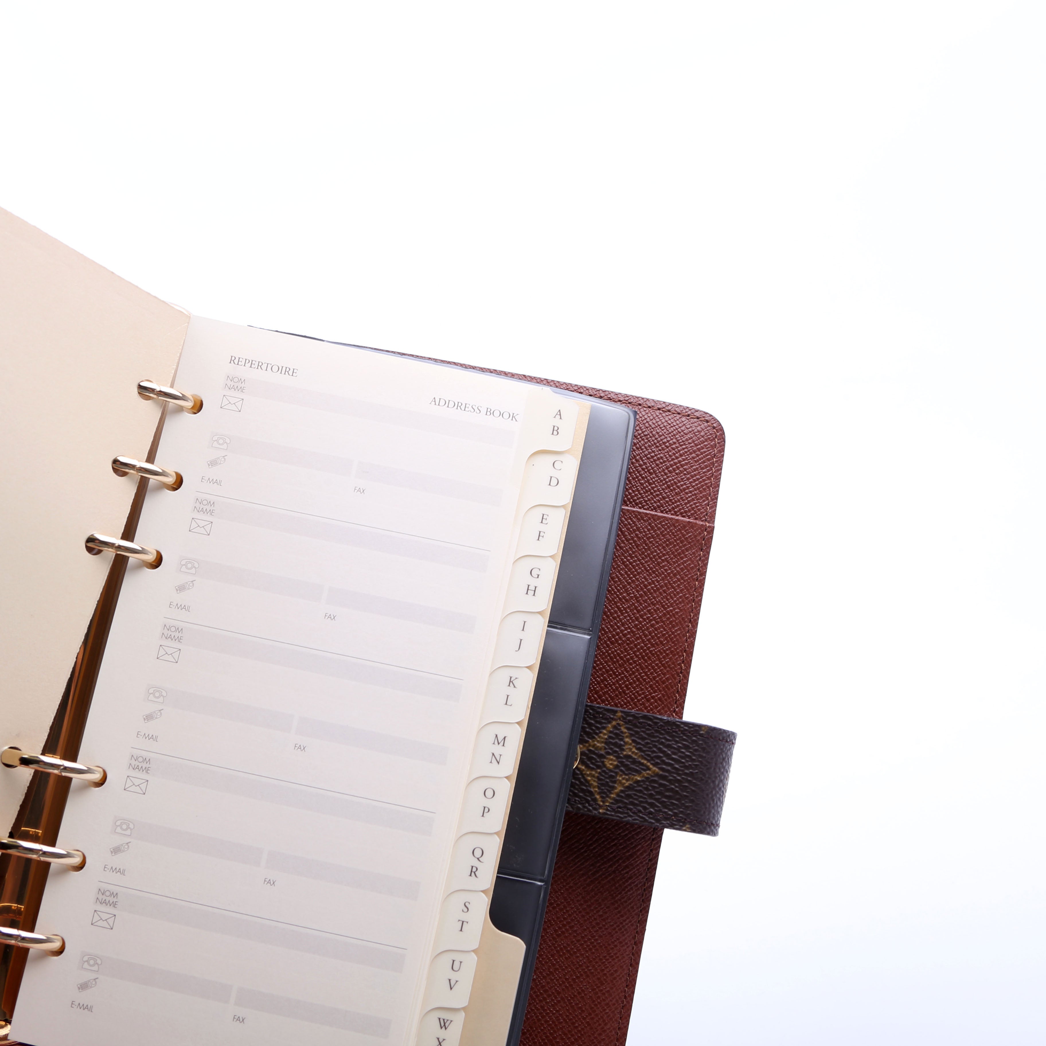 Agenda Medium Ring Monogram