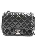Classic Flap Mini Square Patent 19M Green