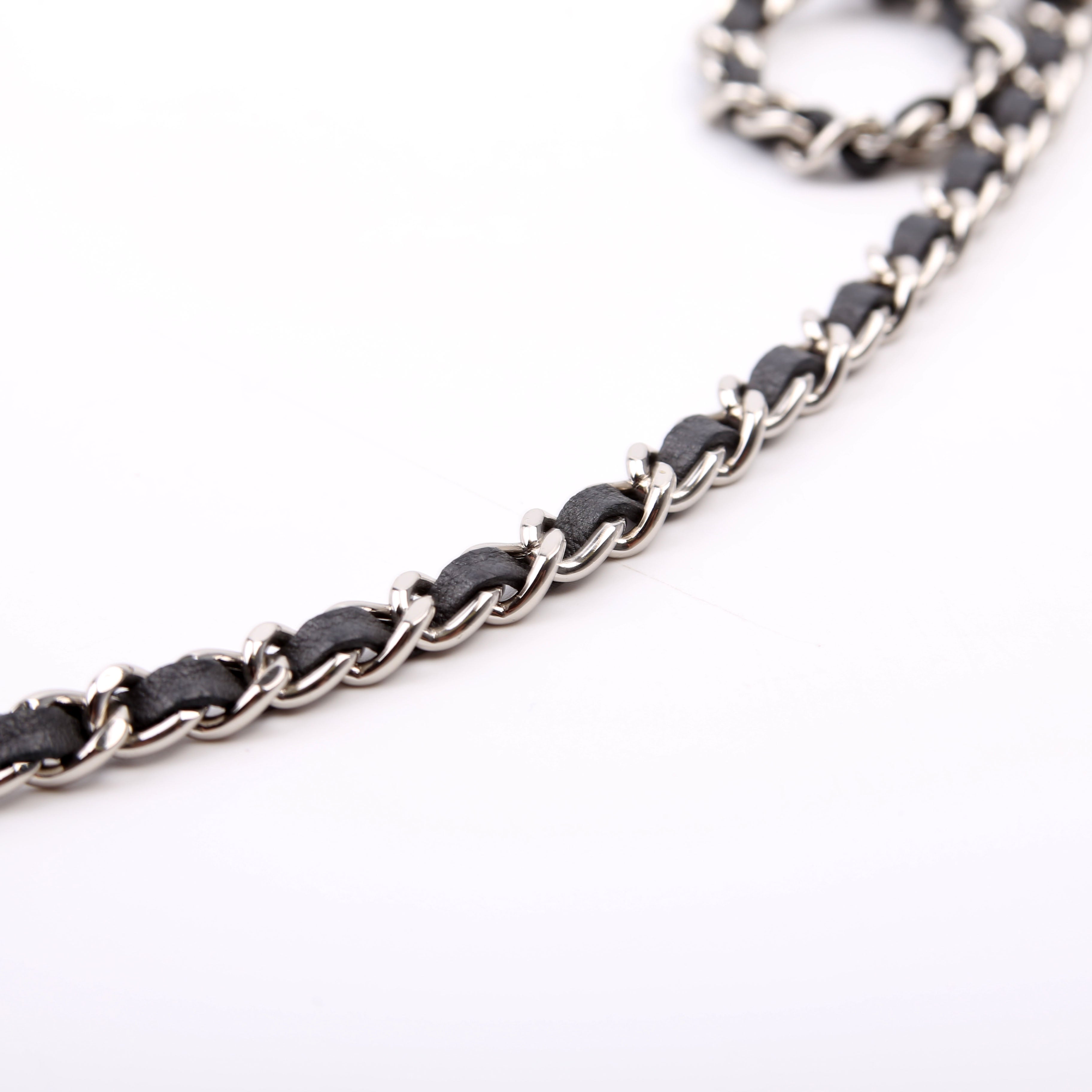 WOC Camellia Studded Lambskin 27M Grey