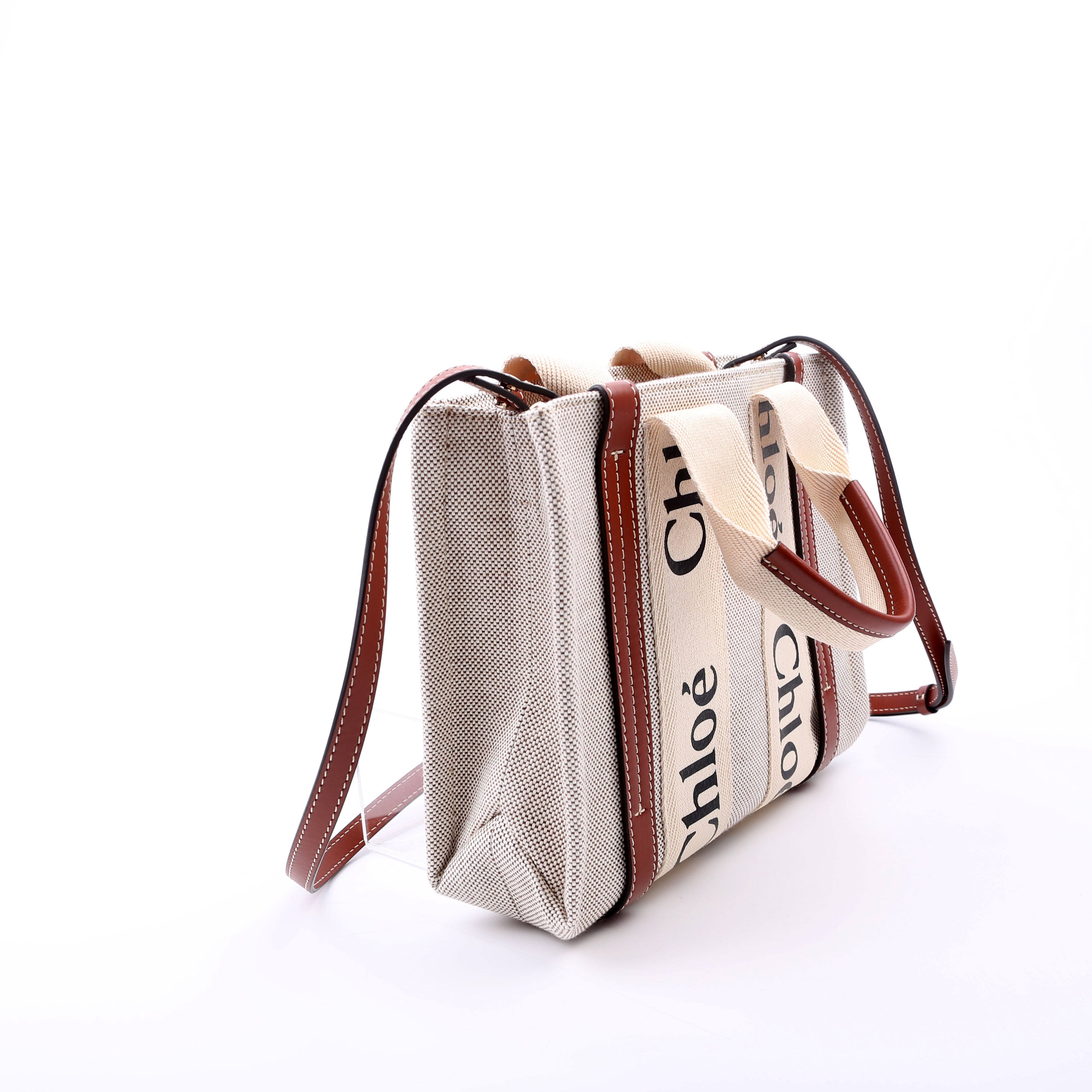 Woody Ribbon Tote Small