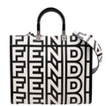 Fendi Fendi X Marc Jacobs Sunshine Shopper Medium Leather Black/White