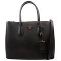 Saffiano Cuir Double Large Black