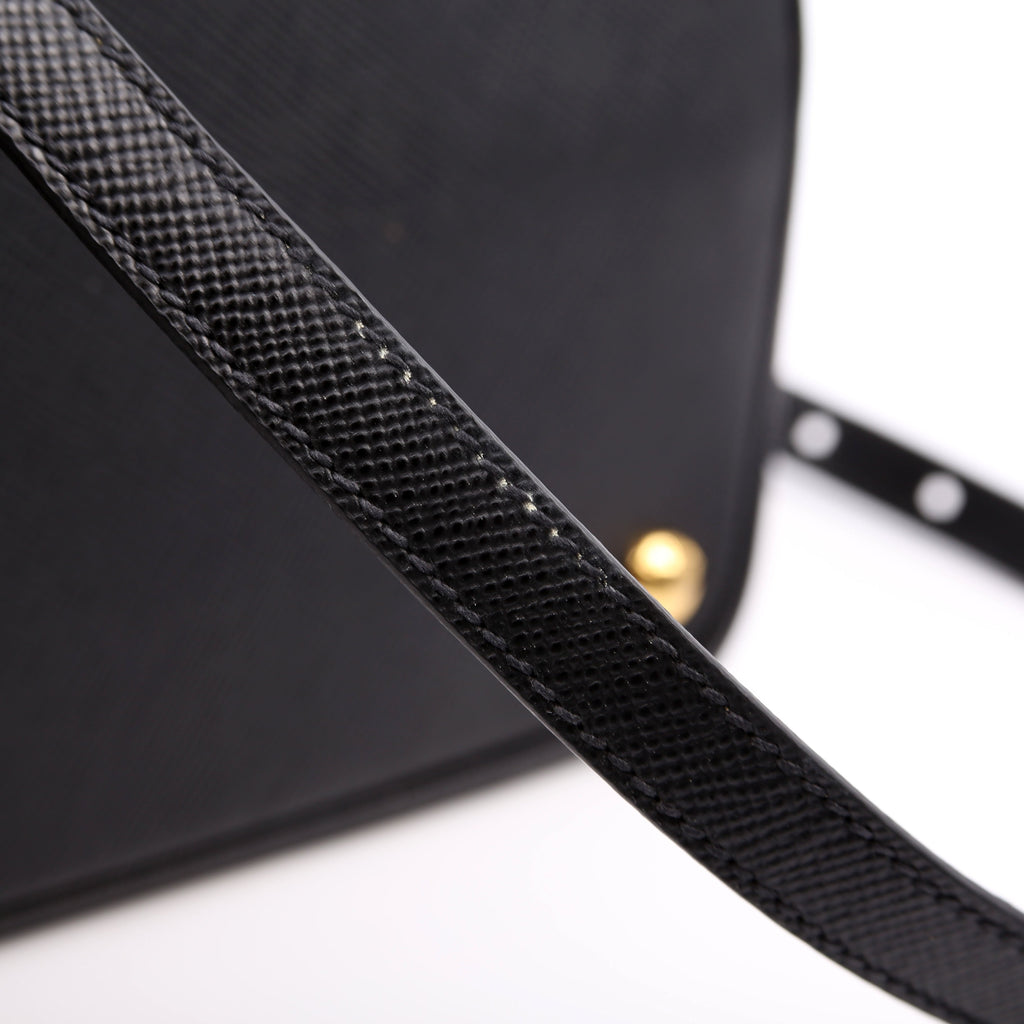 Saffiano Cuir Double Large Black