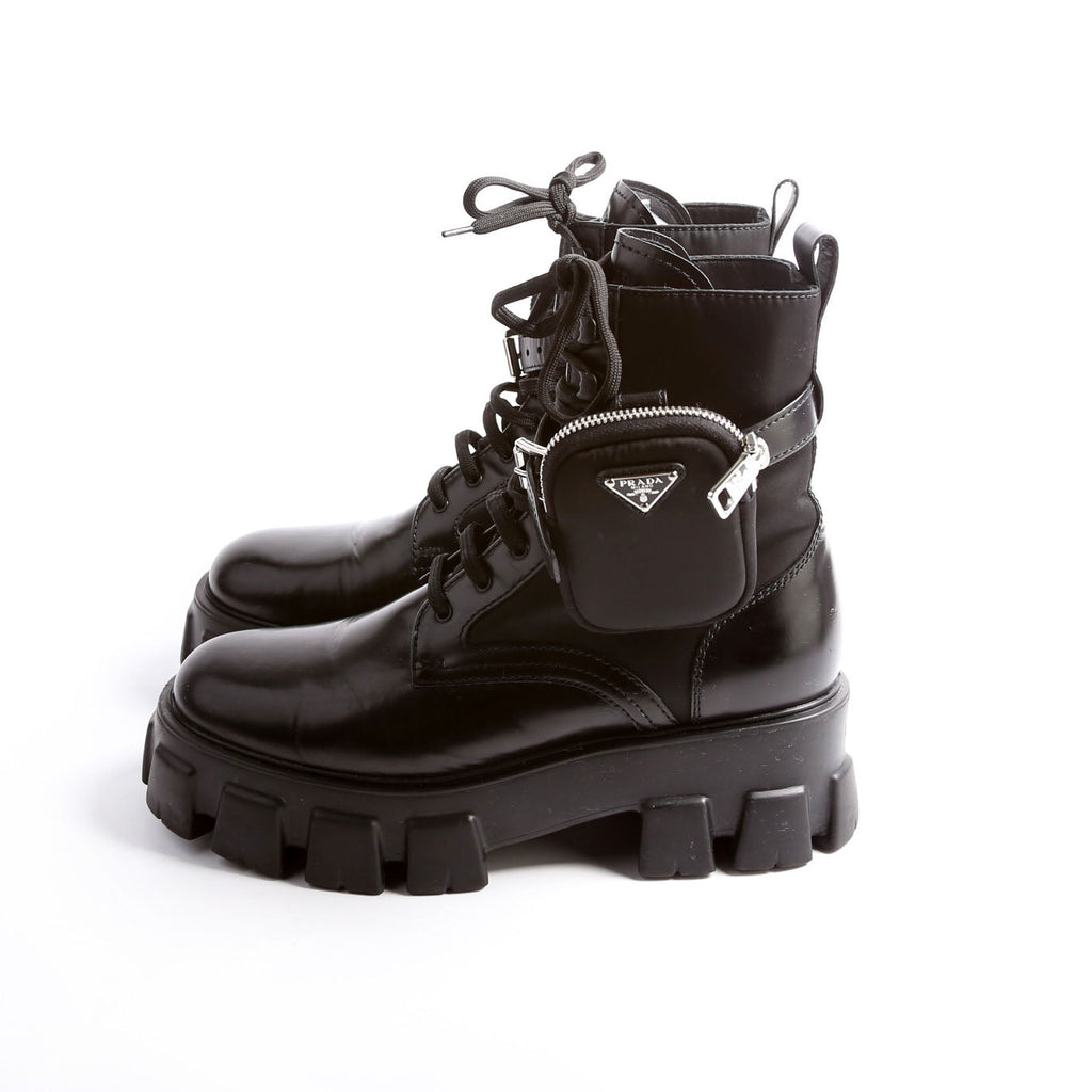 Monolith Leather/Re-Nylon Boots With Pouch Size 40.5
