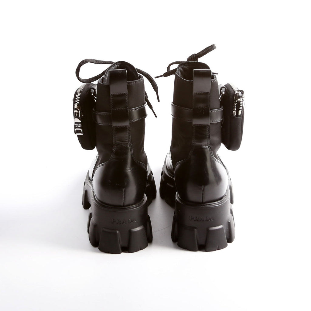 Monolith Leather/Re-Nylon Boots With Pouch Size 40.5