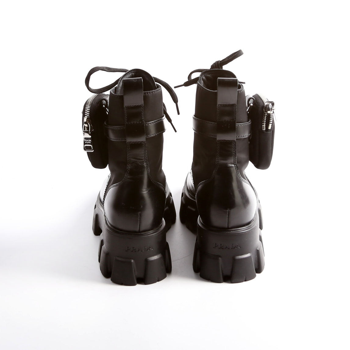 Monolith Leather/Re-Nylon Boots With Pouch Size 40.5