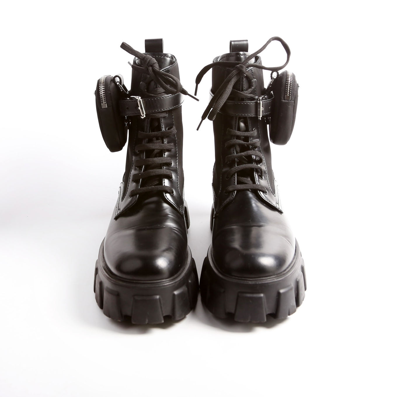 Monolith Leather/Re-Nylon Boots With Pouch Size 40.5