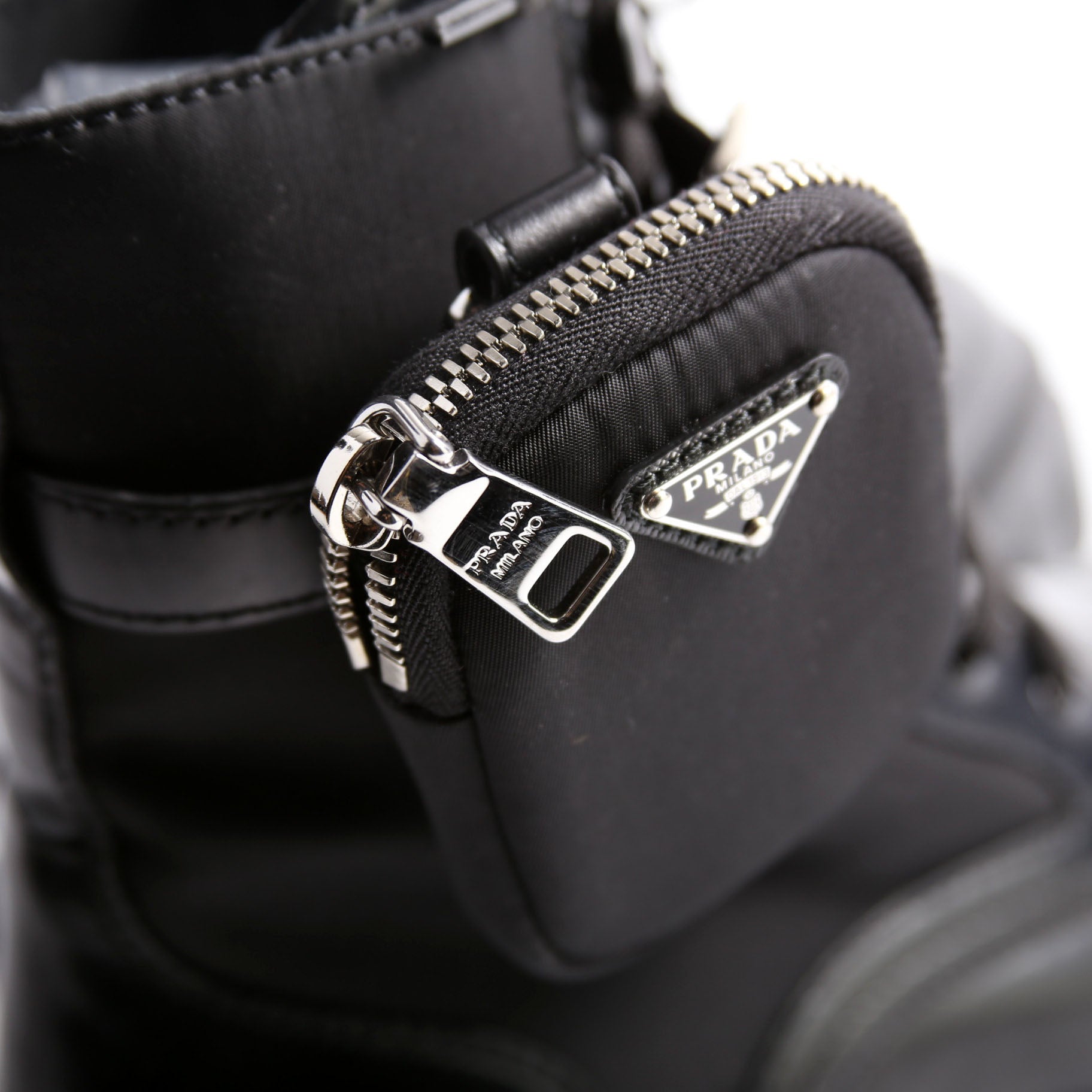 Monolith Leather/Re-Nylon Boots With Pouch Size 40.5