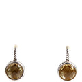 Cable Drop Citrine Earrings Citrine/925