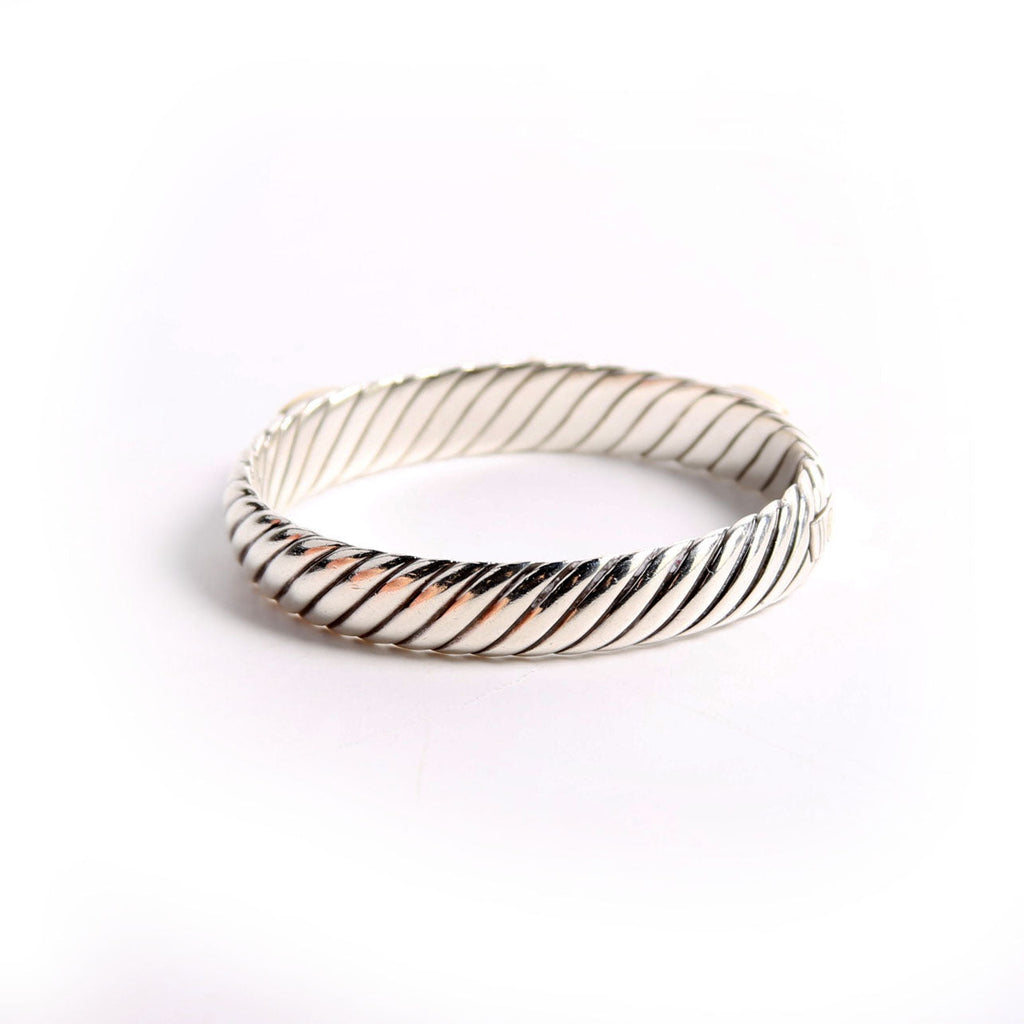 Hampton Bangle Bracelet Garnet/925/750