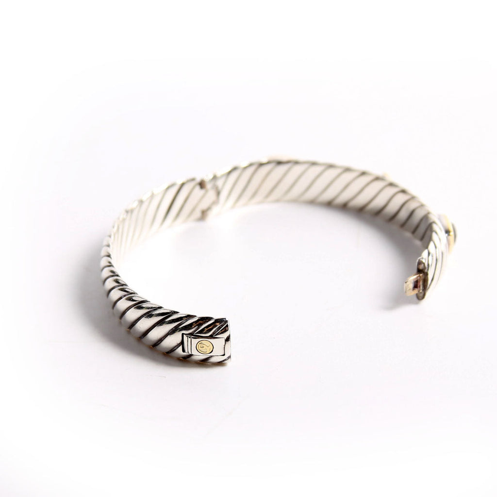Hampton Bangle Bracelet Garnet/925/750