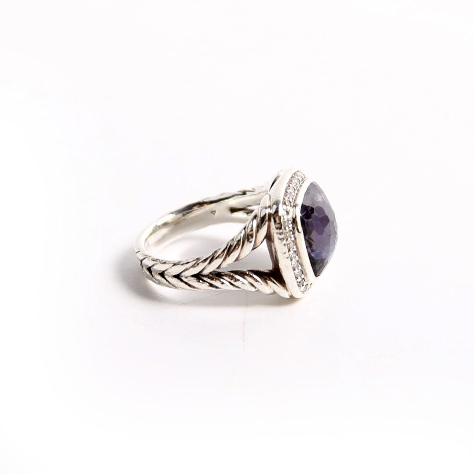 Albion 14MM Black Orchid/Pave/925 Size 6.5