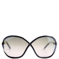 TF529 Bella Sunglasses Black/Gold