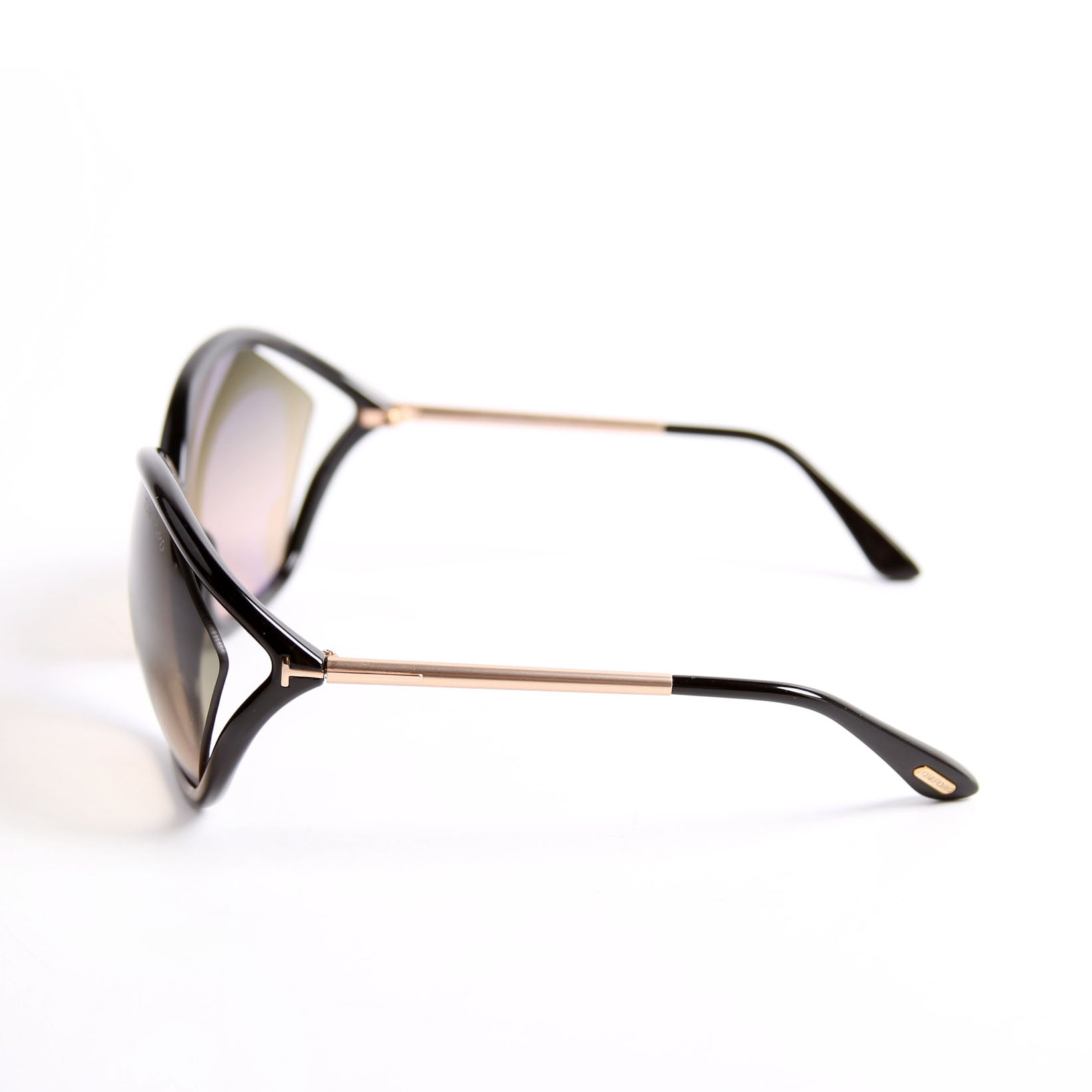 TF529 Bella Sunglasses Black/Gold