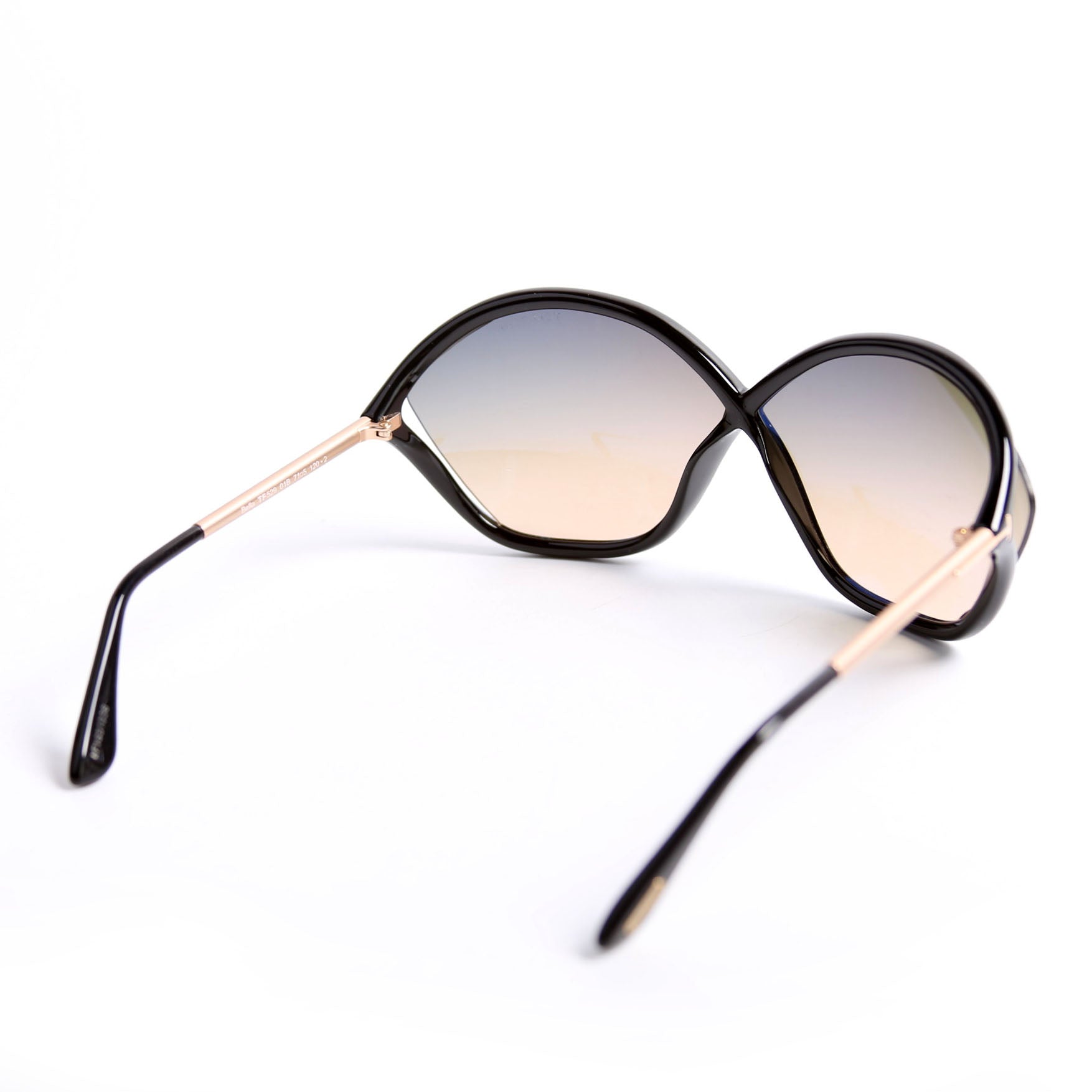 TF529 Bella Sunglasses Black/Gold