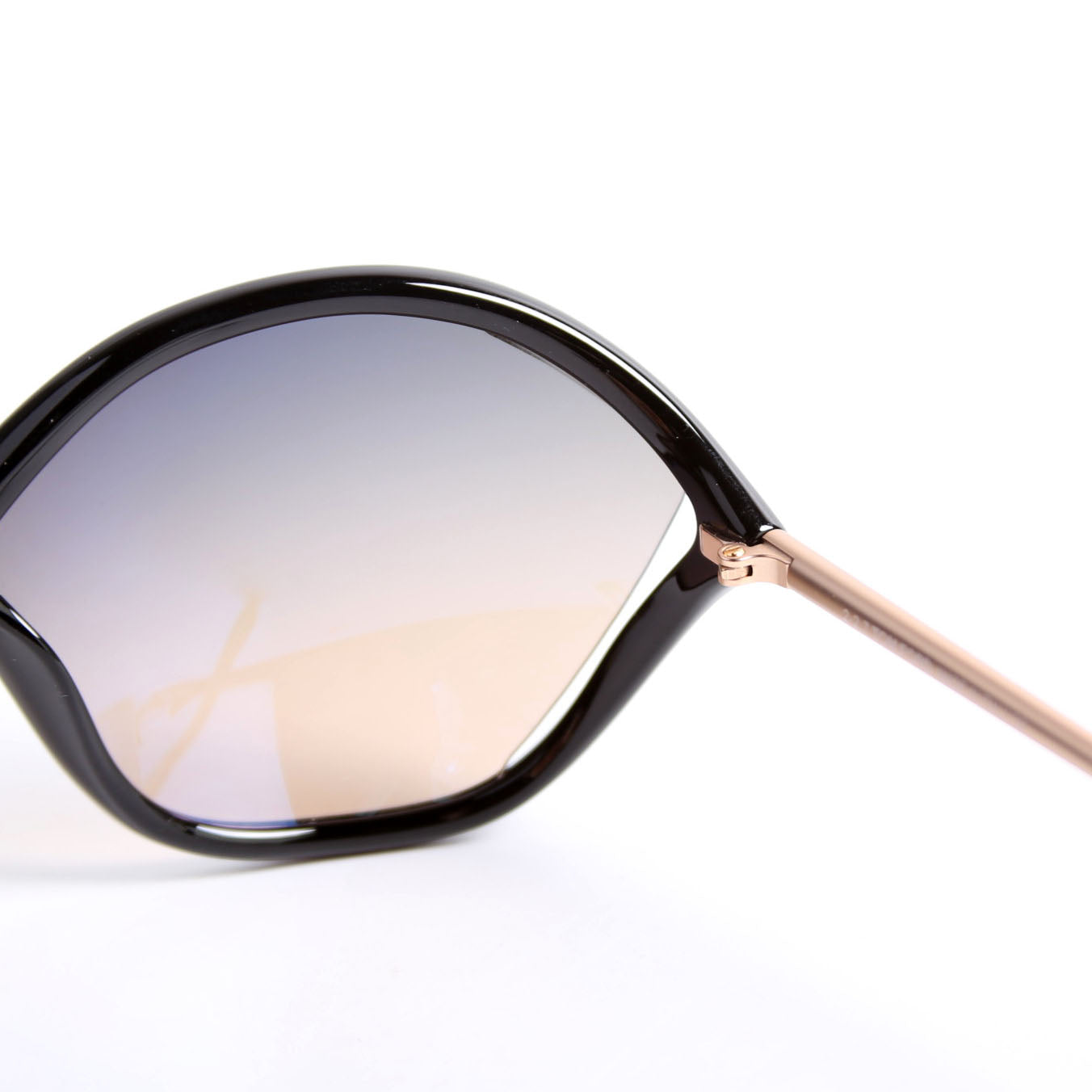 TF529 Bella Sunglasses Black/Gold