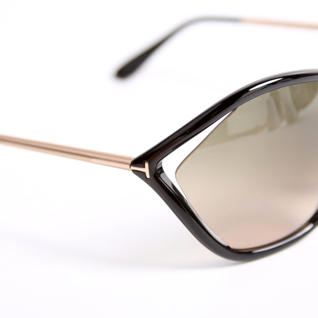 TF529 Bella Sunglasses Black/Gold