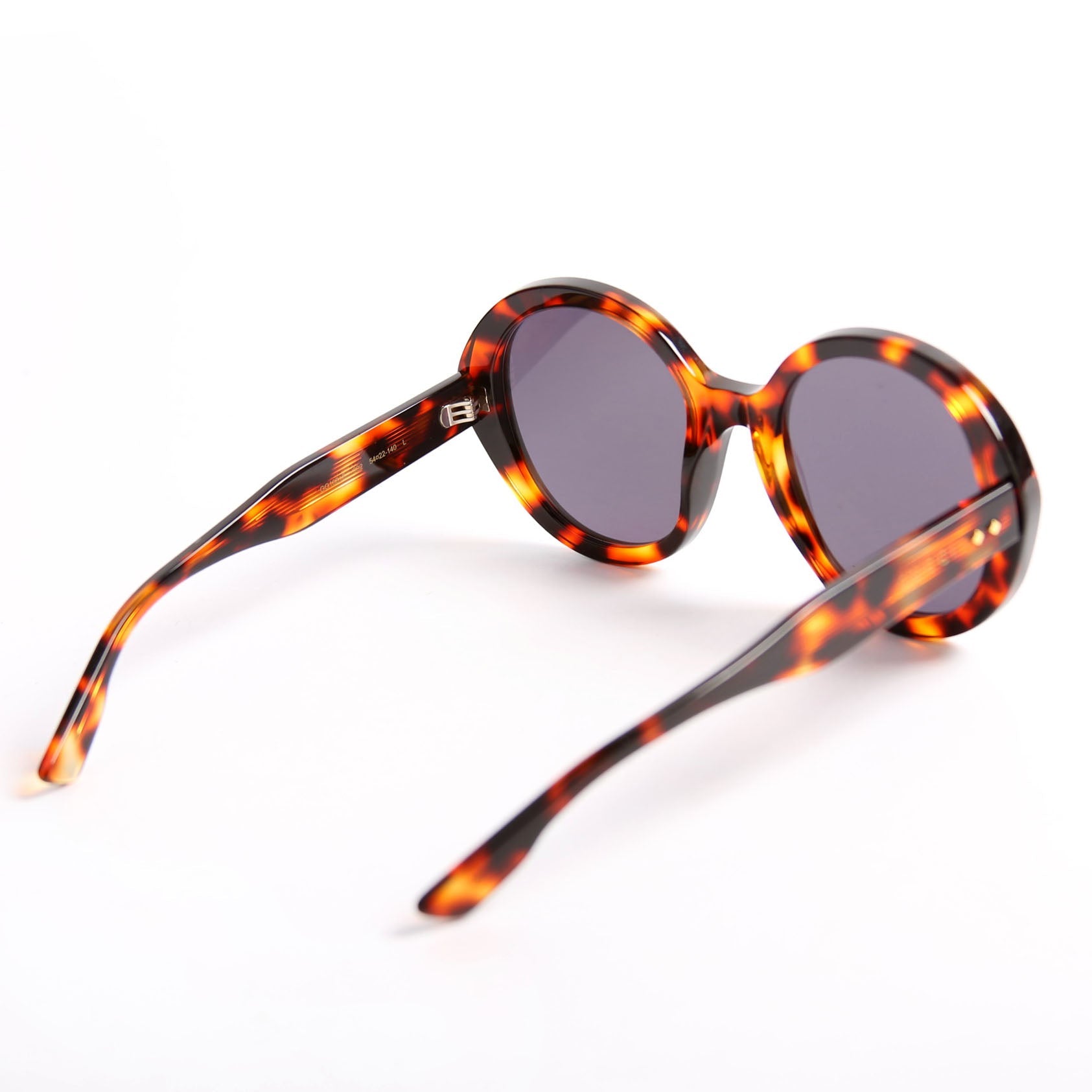 GG1081S Round Acetate Sunglasses Brown