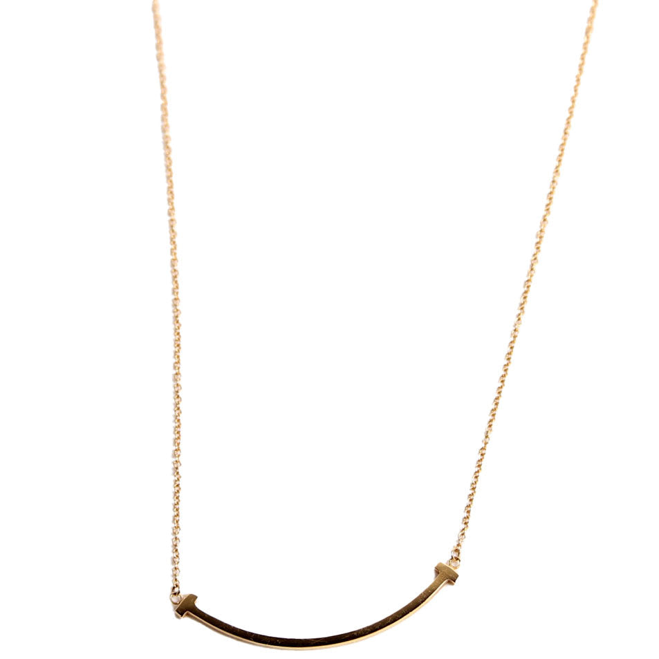 T Smile Small Necklace 750