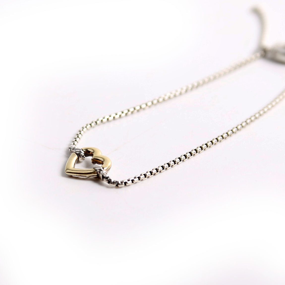 Cable Collectibles Heart Station Bracelet 925/750