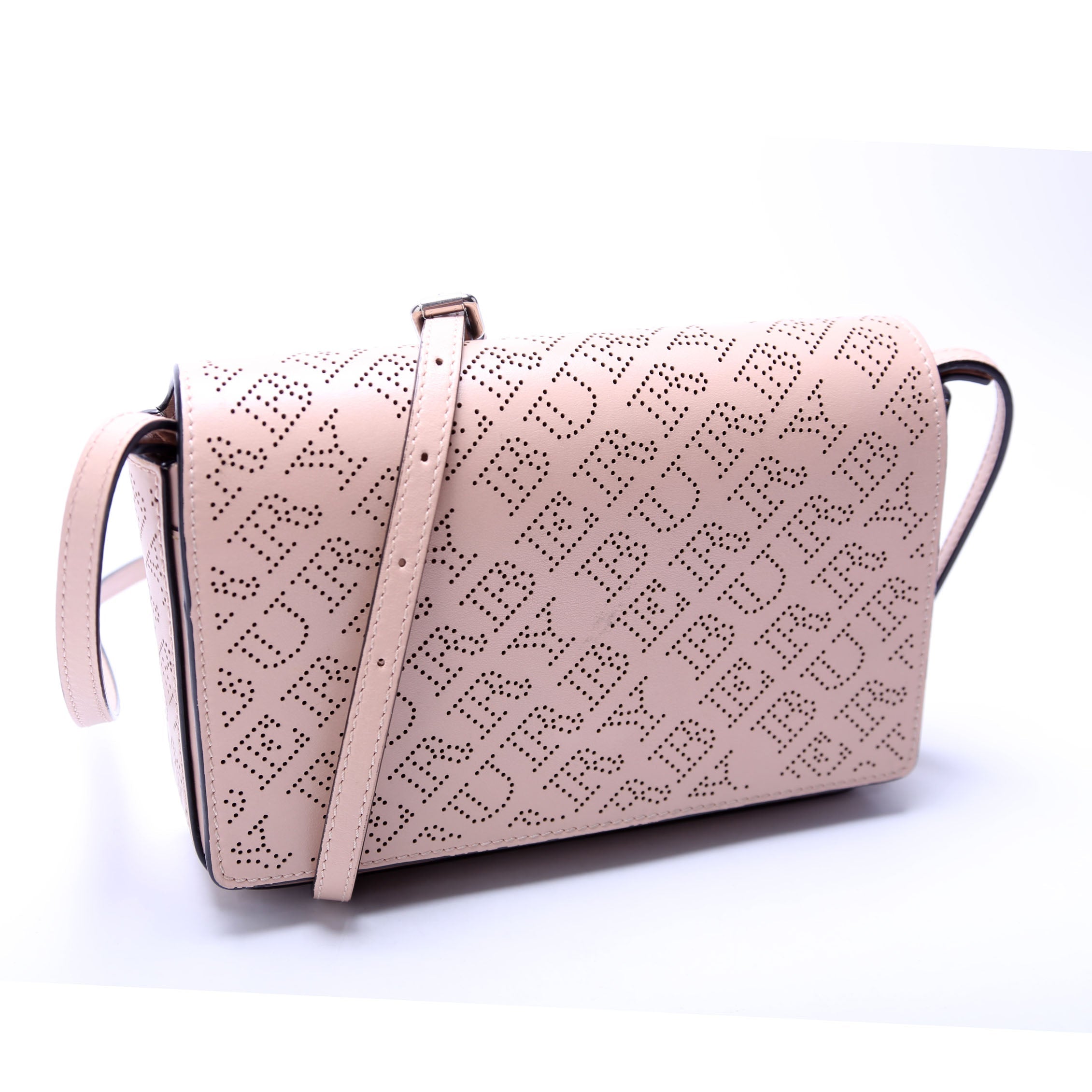 Hampshire Crossbody Perf/Calfskin Tan