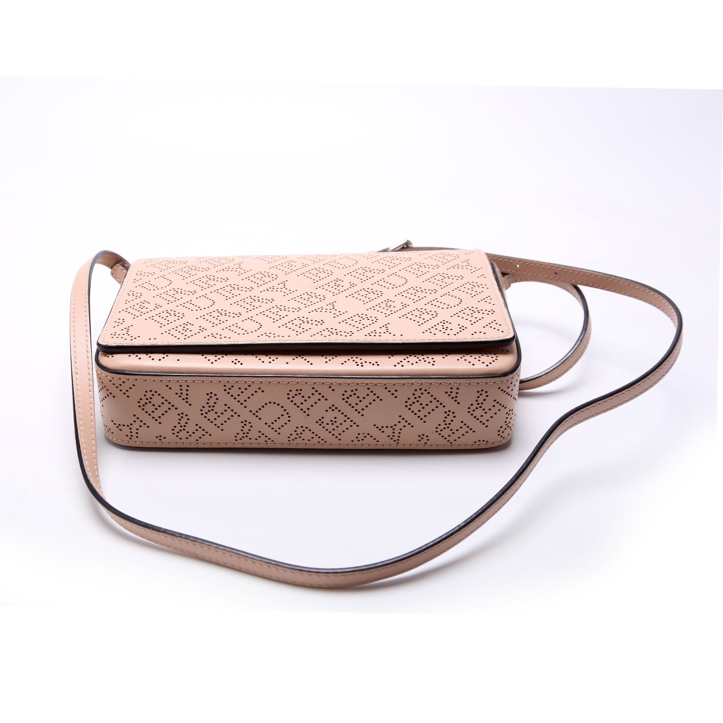 Hampshire Crossbody Perf/Calfskin Tan