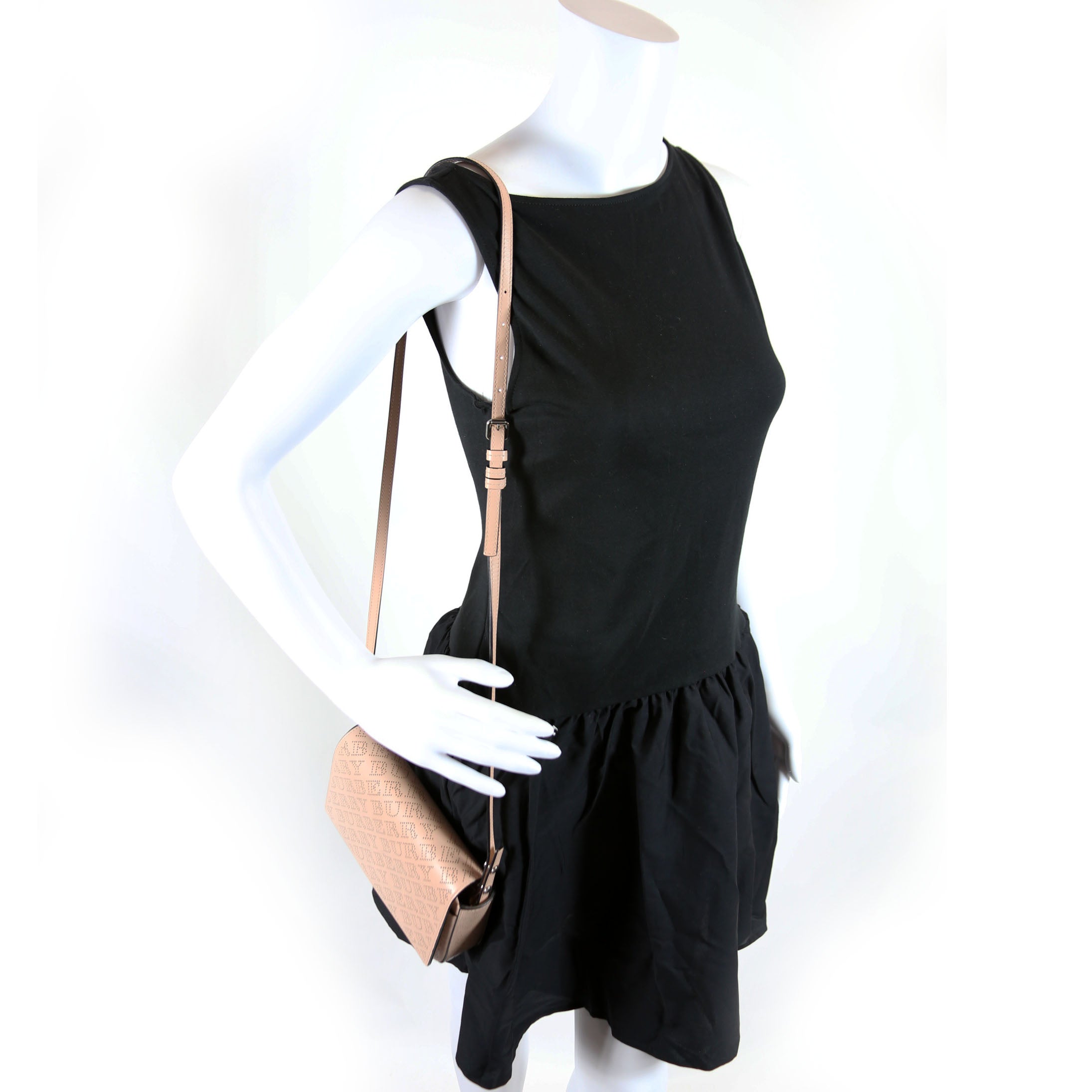 Hampshire Crossbody Perf/Calfskin Tan