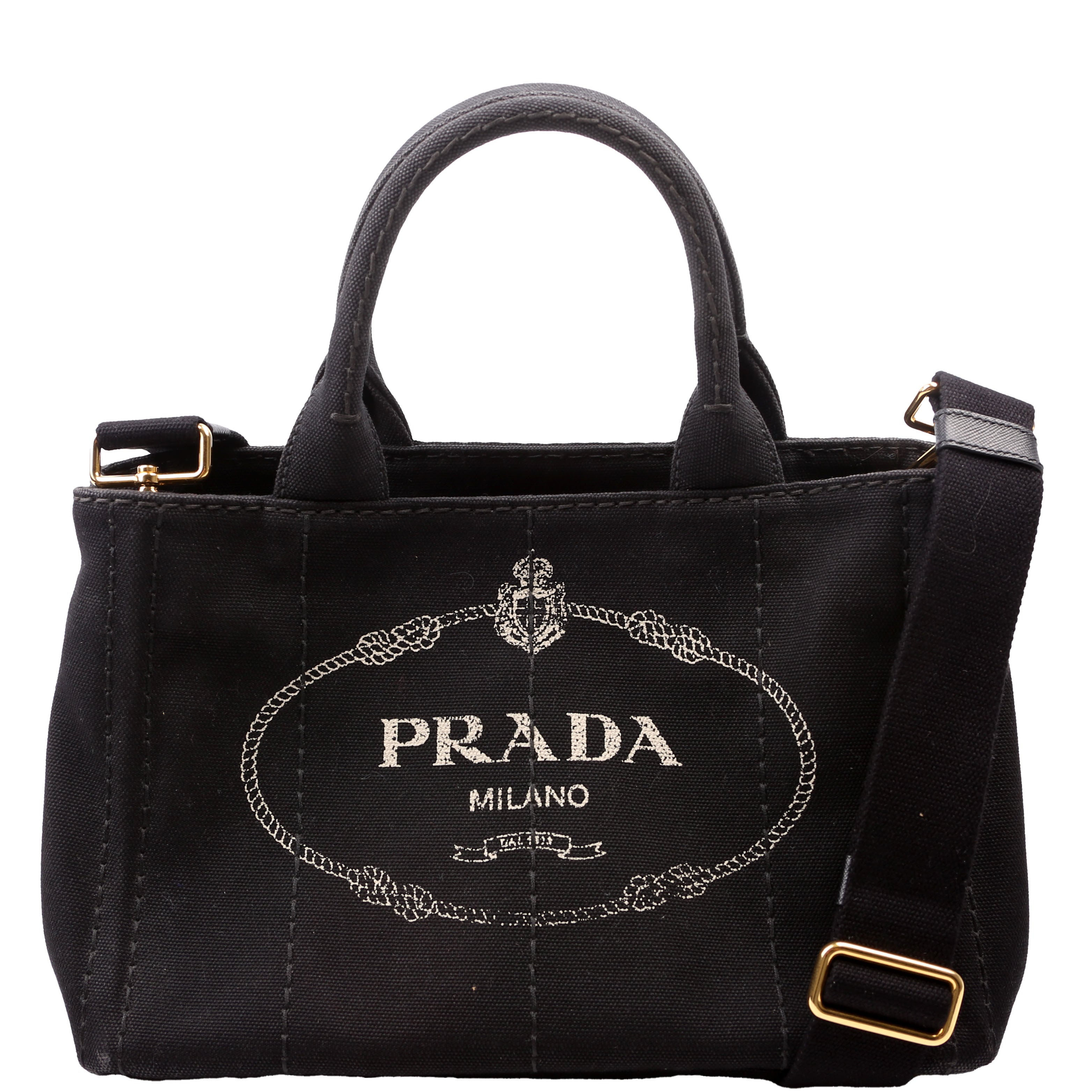 Canapa Canvas Small Tote Black