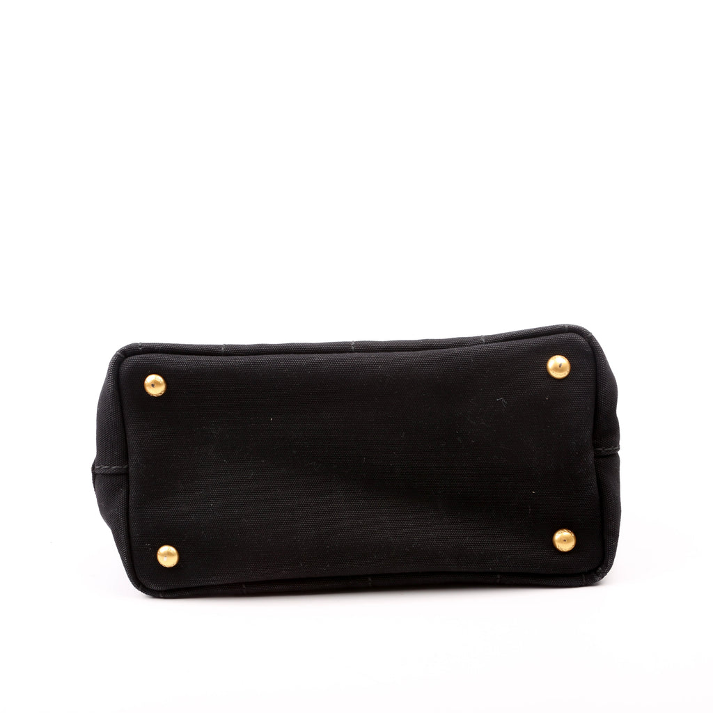 Canapa Canvas Small Tote Black