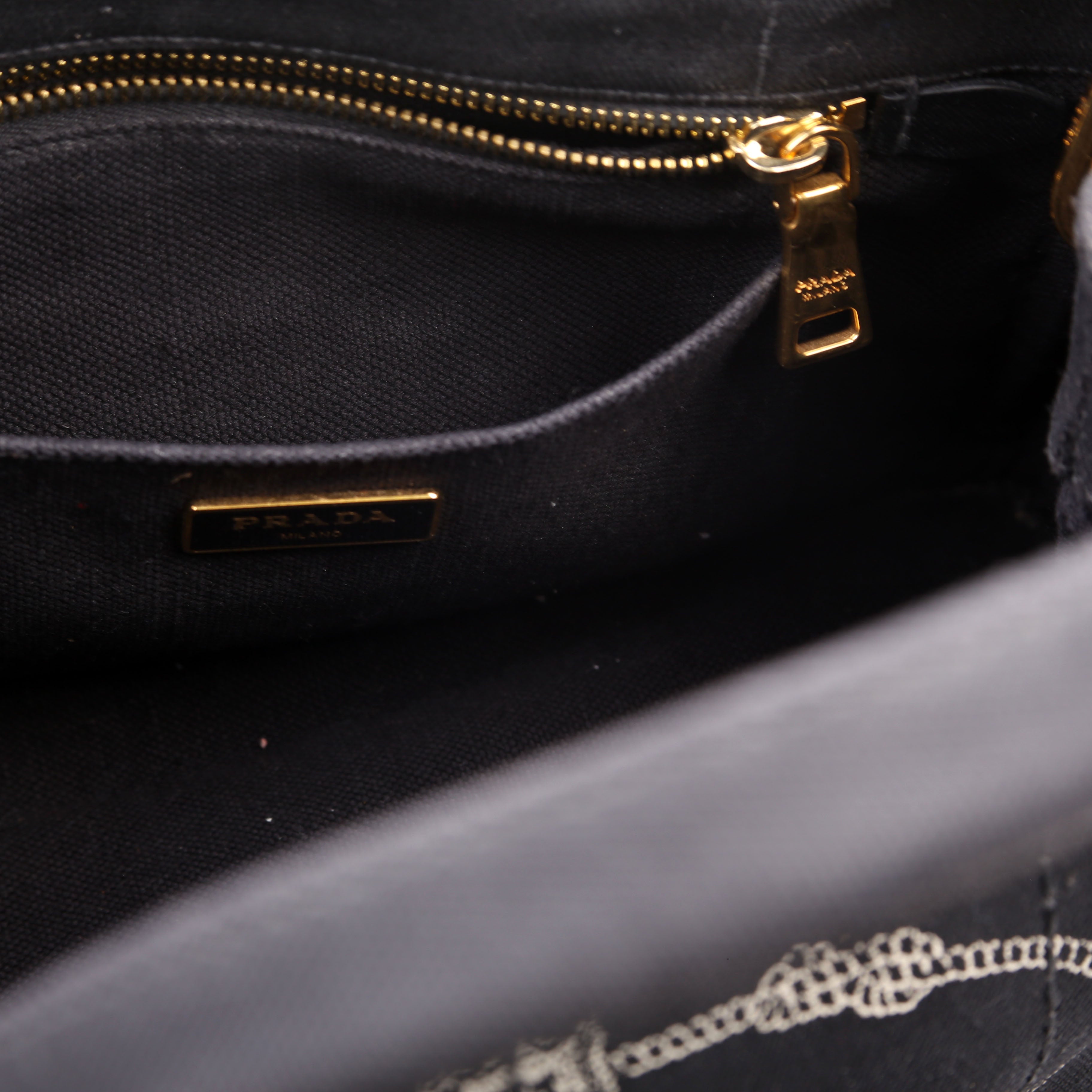 Canapa Canvas Small Tote Black