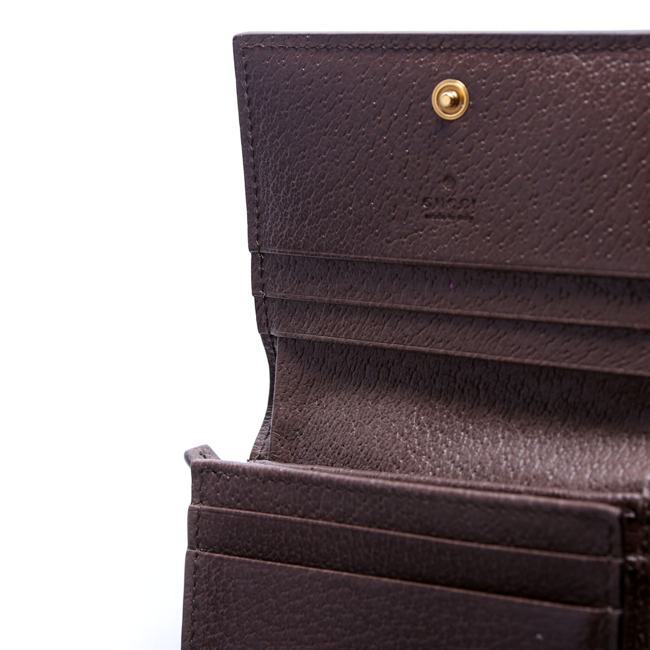658244 Diana Card Case Wallet Brown