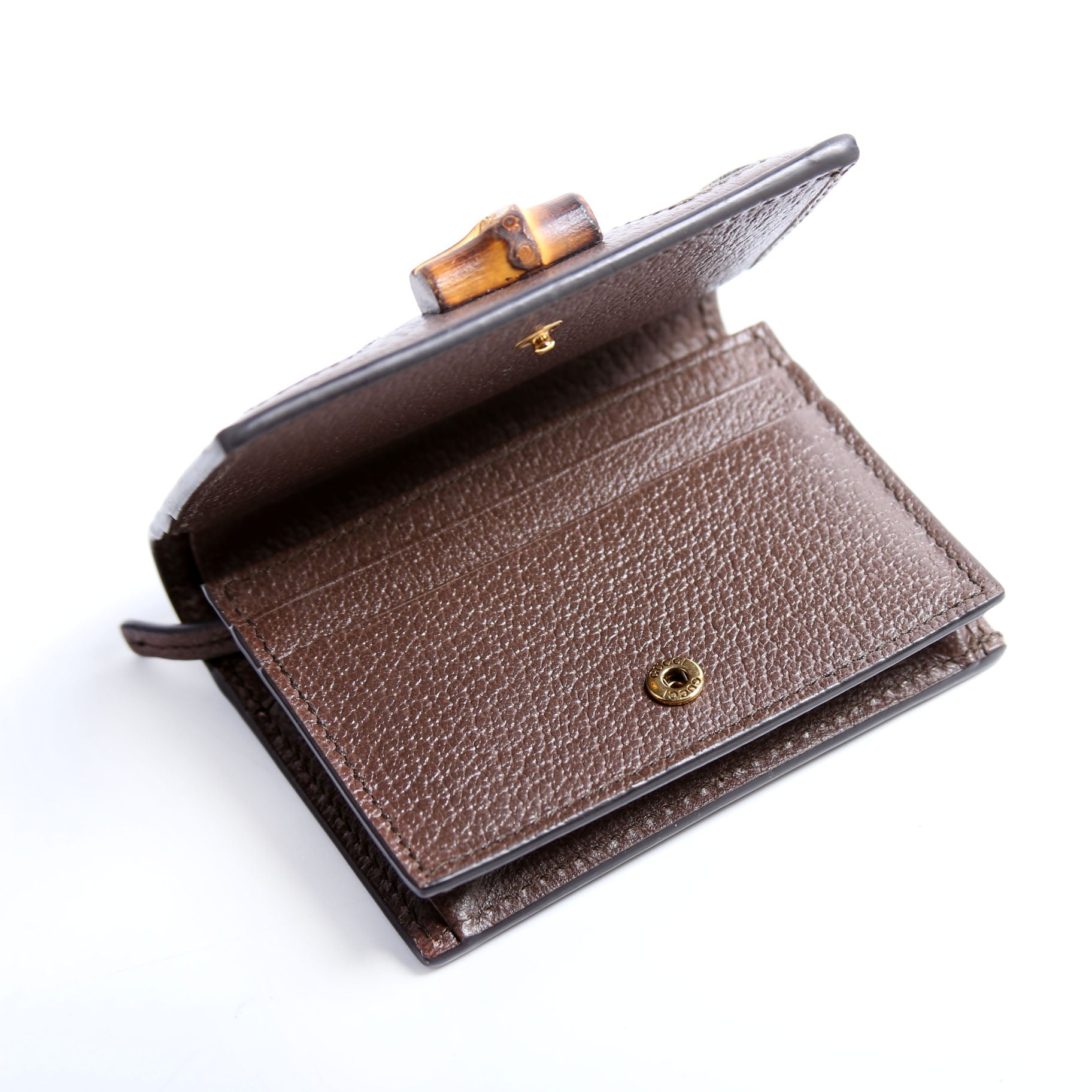 658244 Diana Card Case Wallet Brown