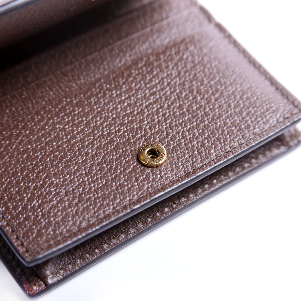 658244 Diana Card Case Wallet Brown