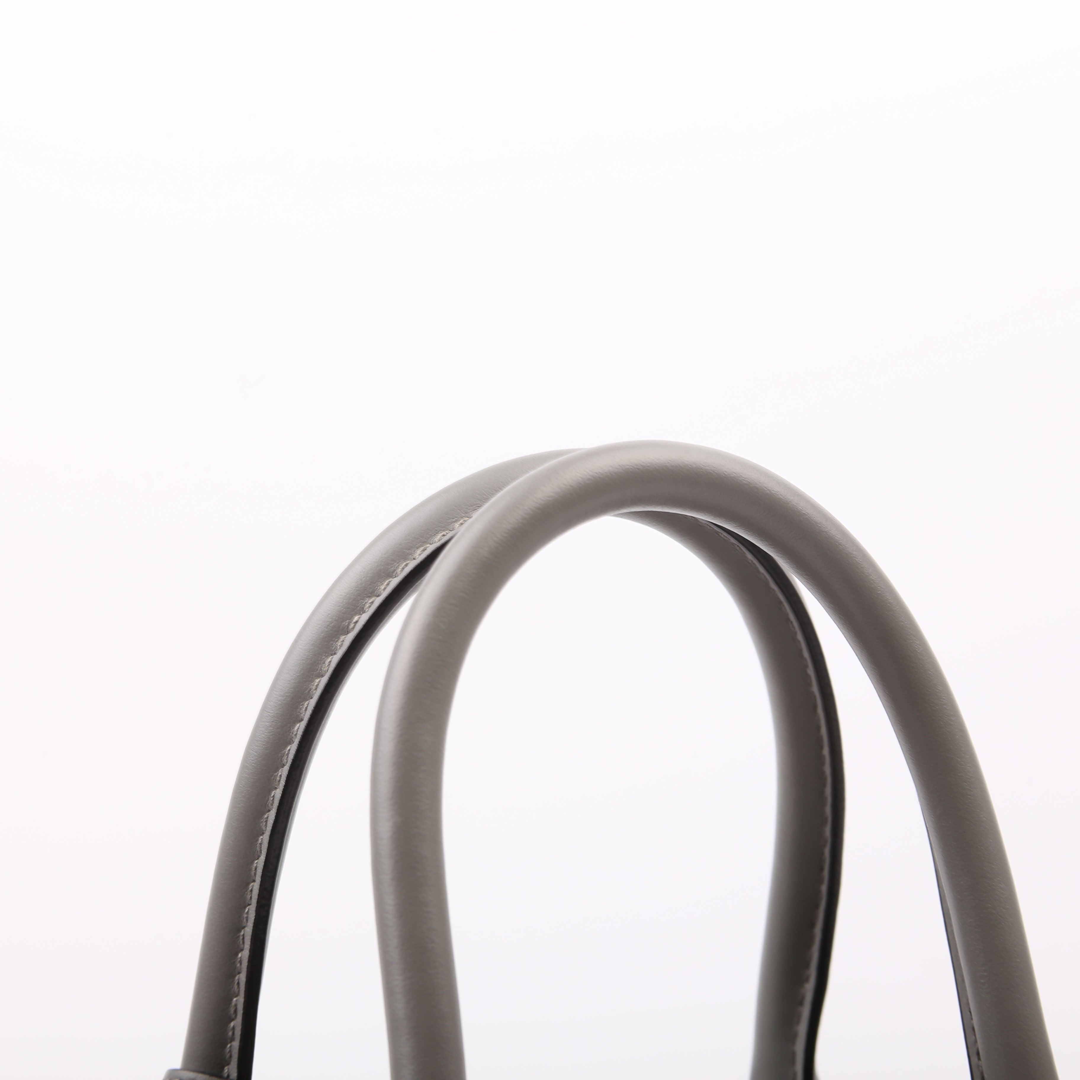 Kristen Saffiano Satchel Grey
