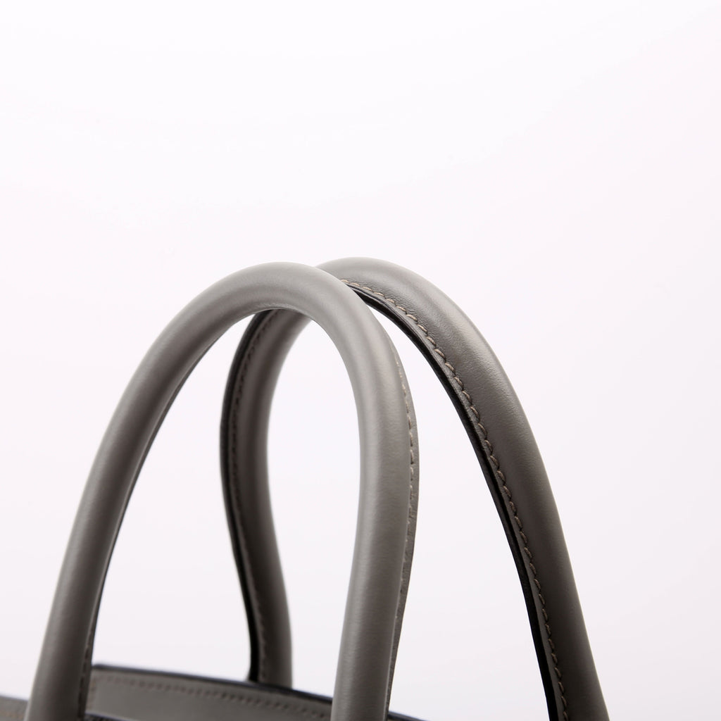Kristen Saffiano Satchel Grey