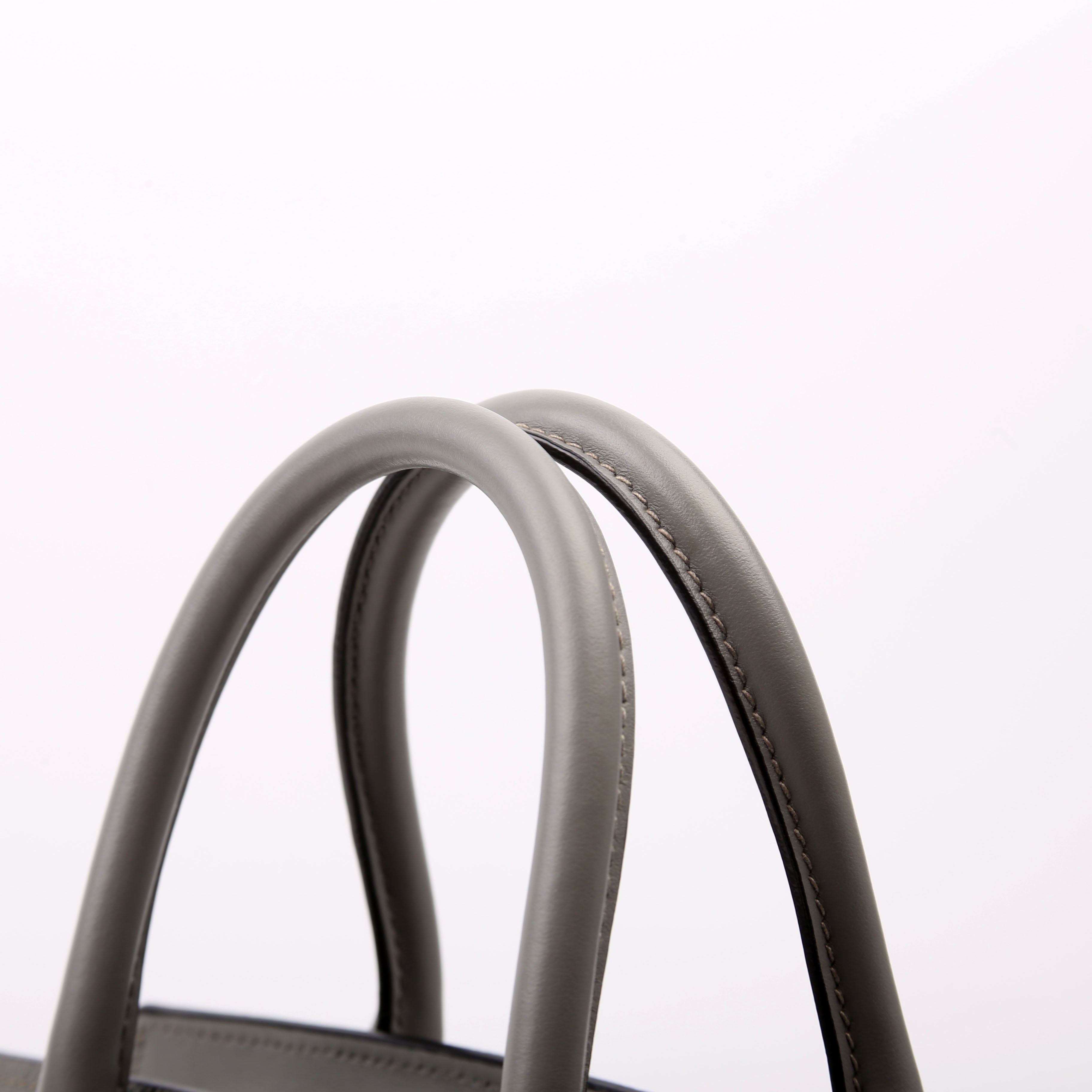 Kristen Saffiano Satchel Grey