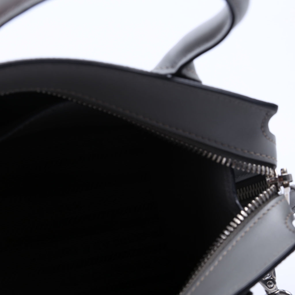 Kristen Saffiano Satchel Grey