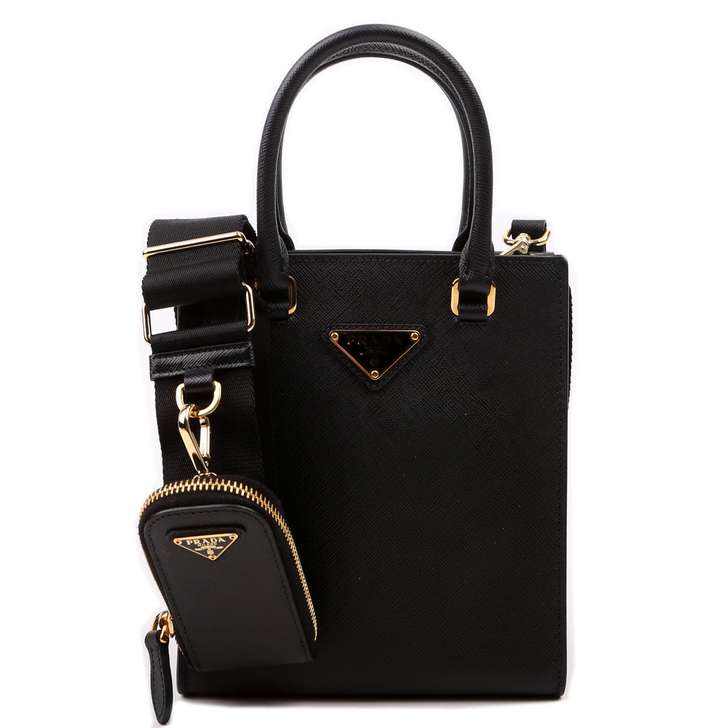Prada Saffiano Small Handbag Black