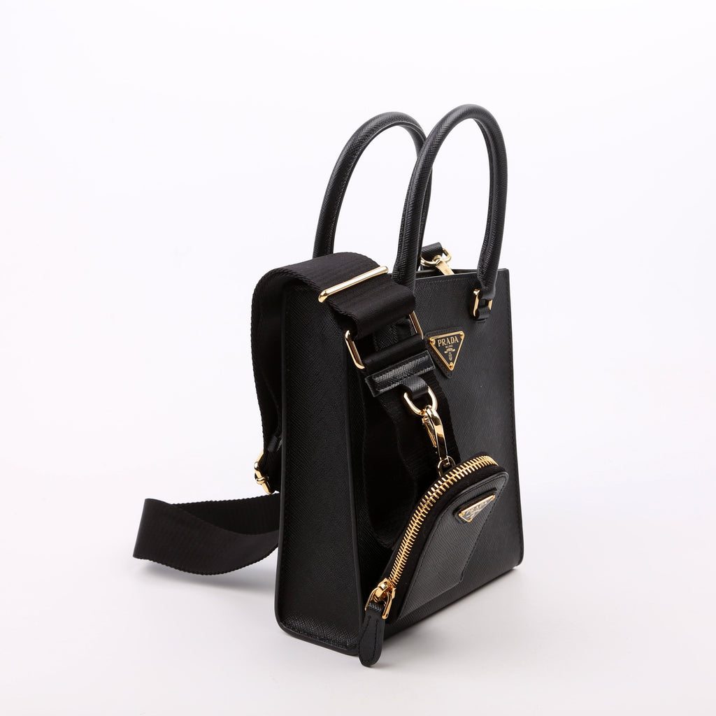 Prada Saffiano Small Handbag Black