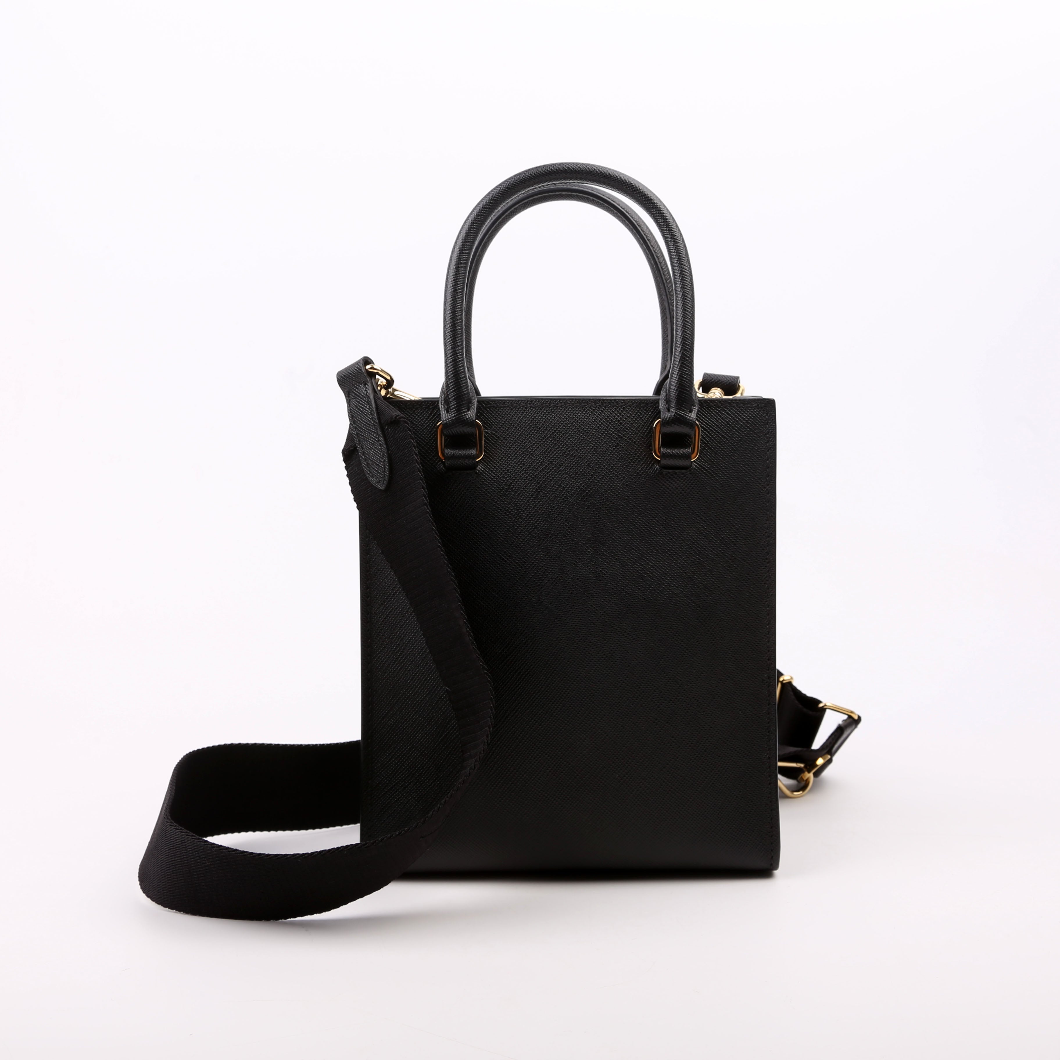 Prada Saffiano Small Handbag Black