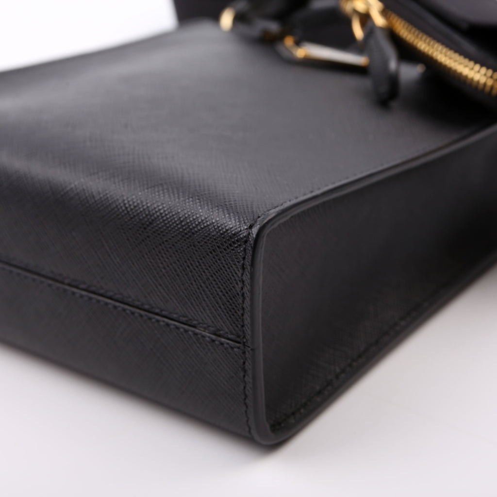 Prada Saffiano Small Handbag Black