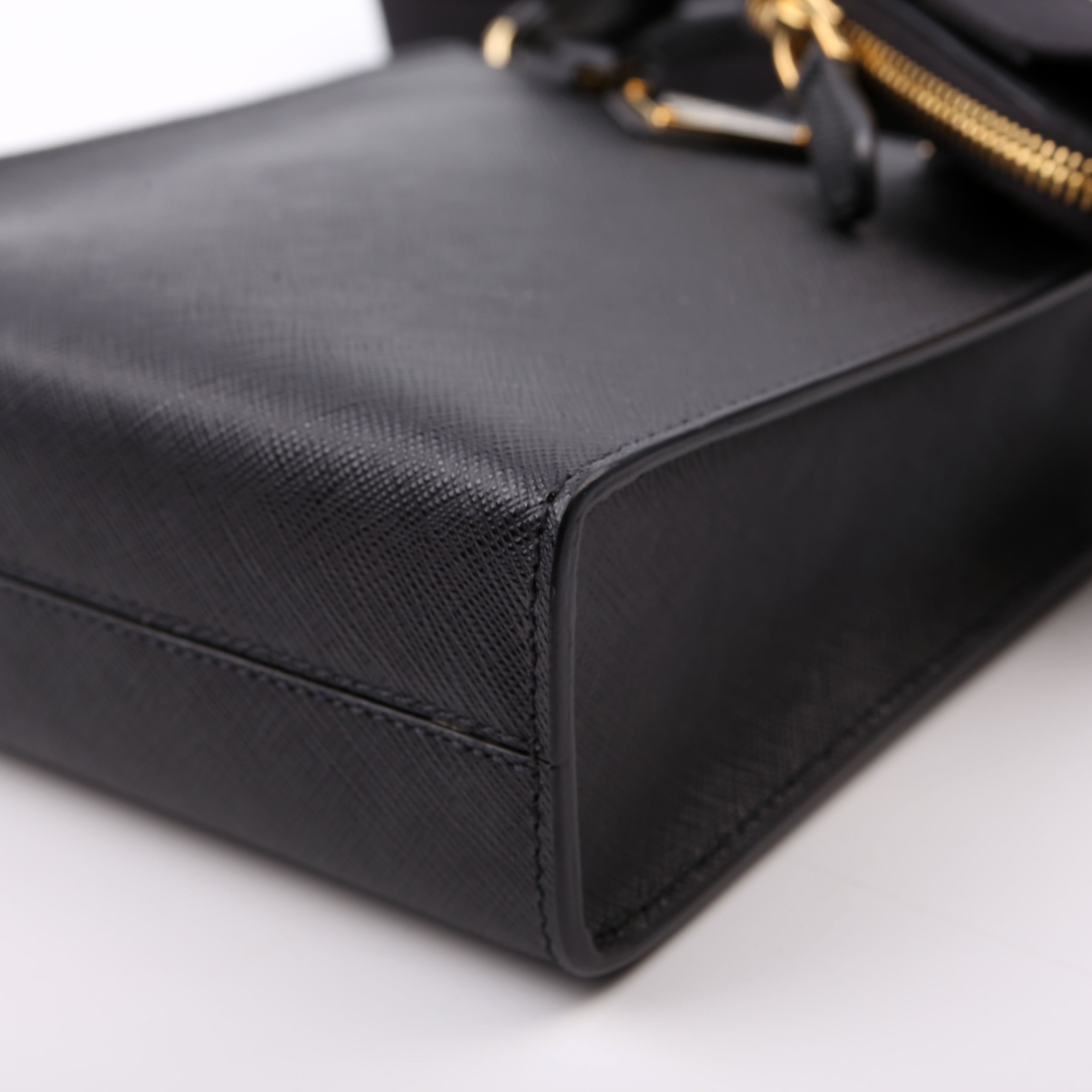 Prada Saffiano Small Handbag Black