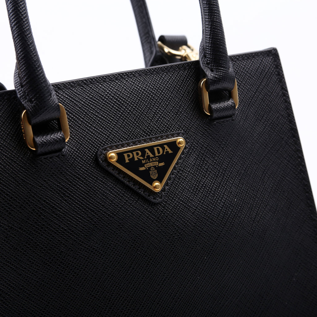 Prada Saffiano Small Handbag Black
