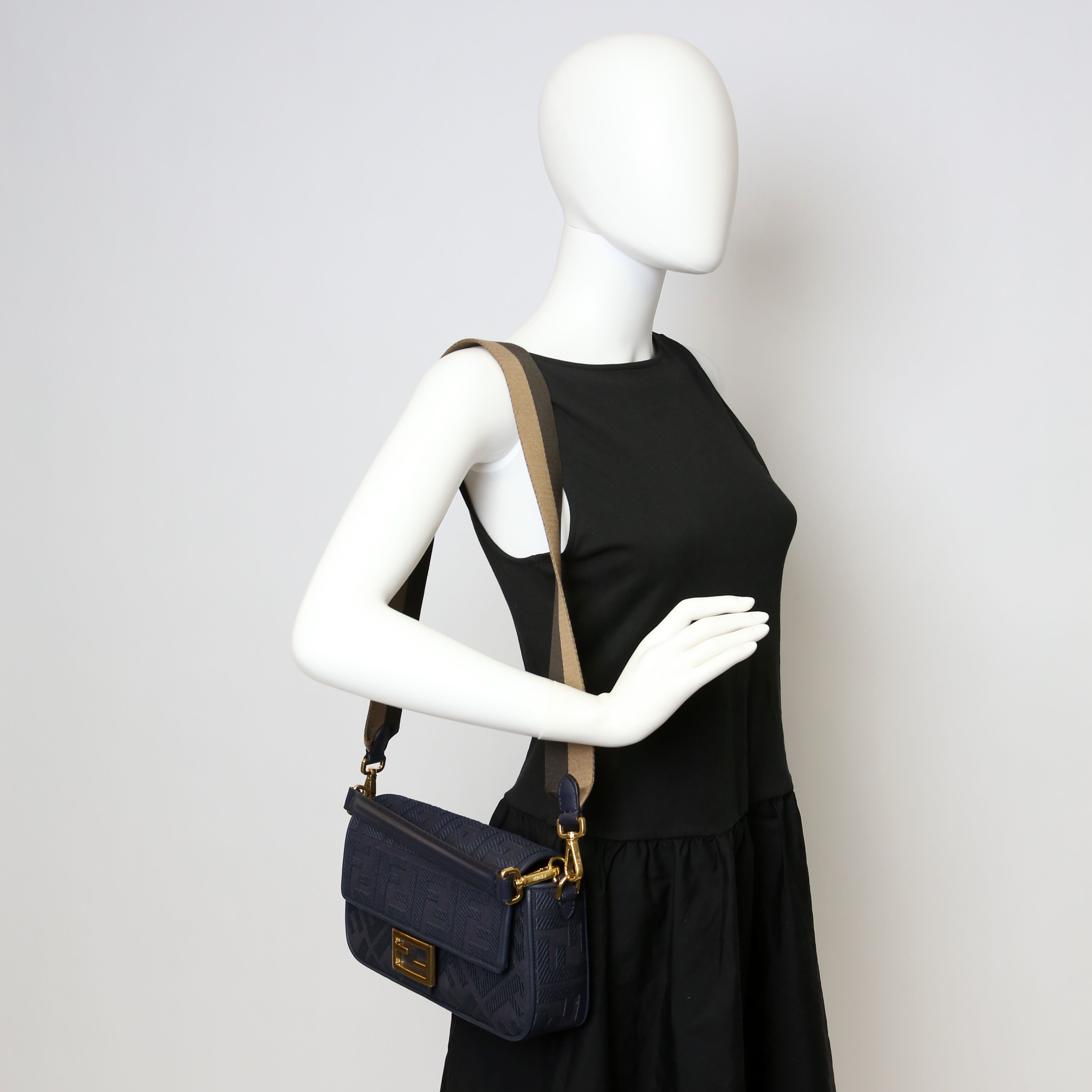 FF Jacquard Baguette Navy