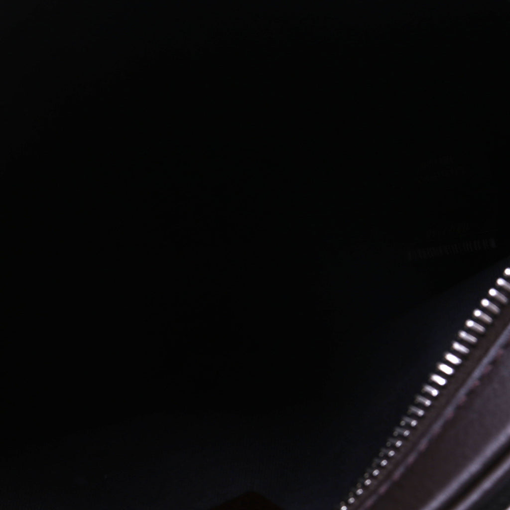 Fendi 7M0286 Zucca Roma Logo/Leather Camera Case Brown