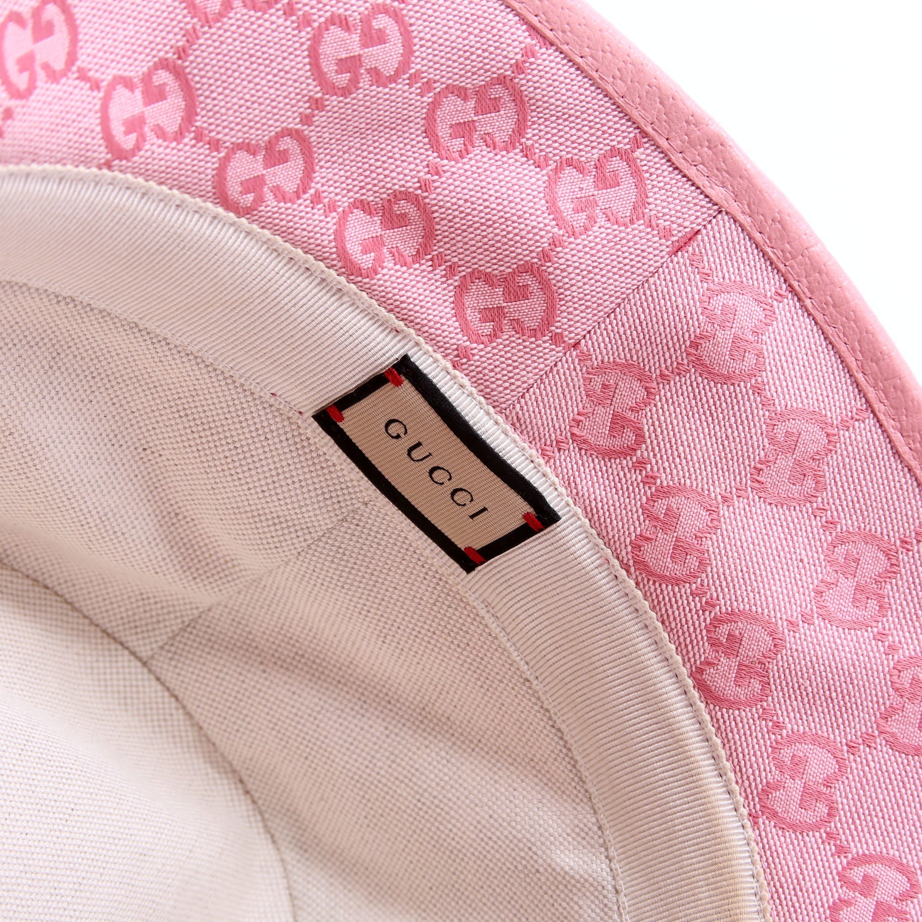 GG Canvas Bucket Size Large