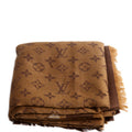 Shawl Monogram Reverse Dots Silk/Wool