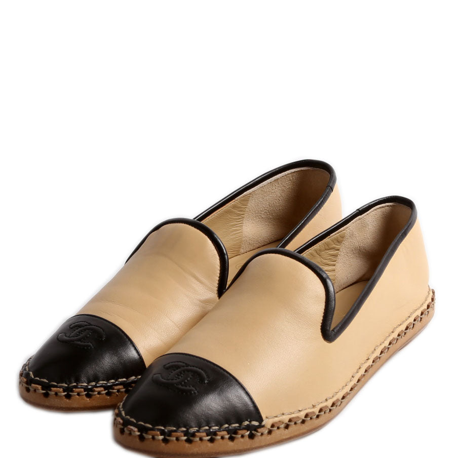 Cap Toe Chain Mocassin Loafers Size 40